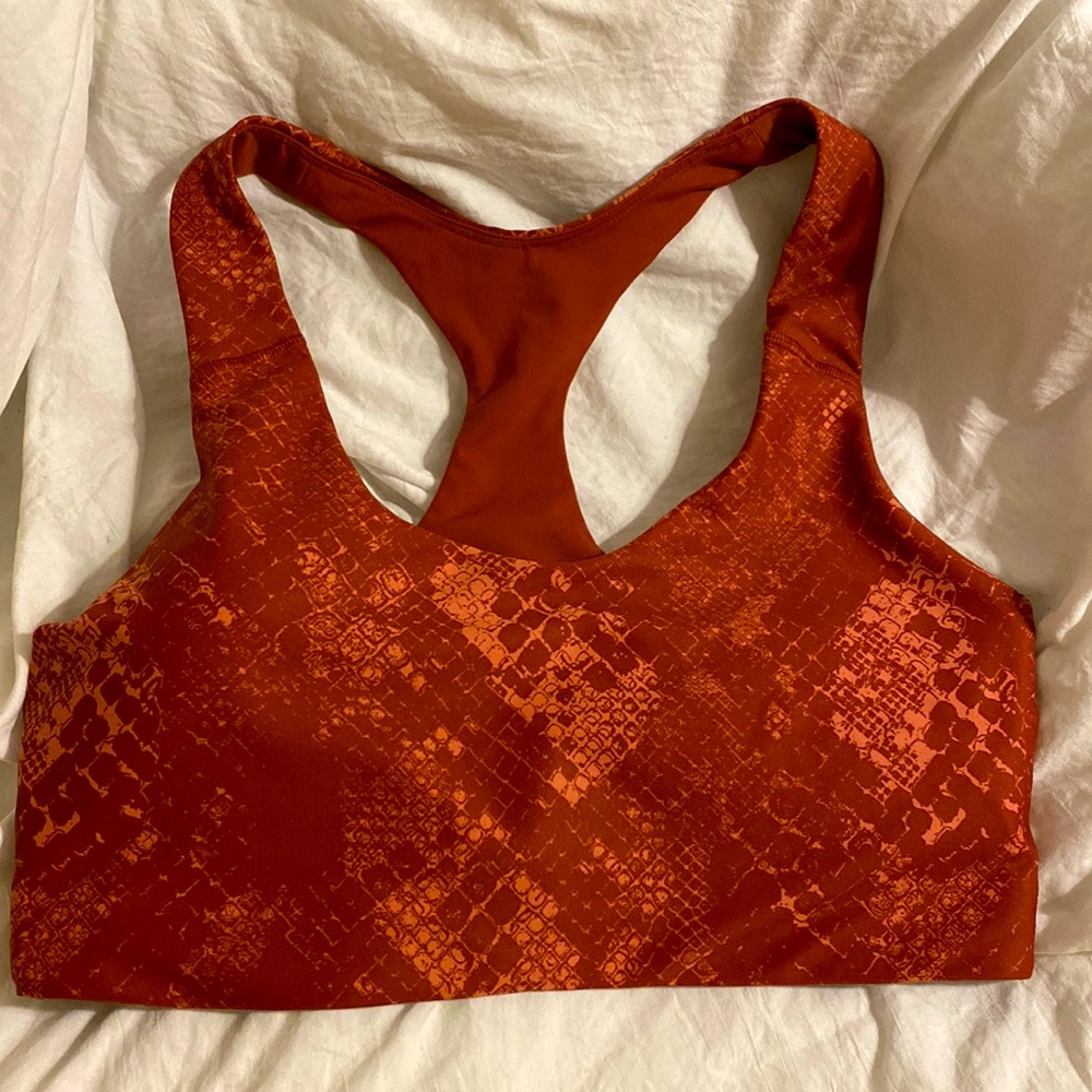 NWOT Snakeskin Sports Bra